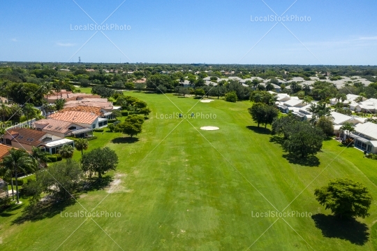 Golf Course Aerial View