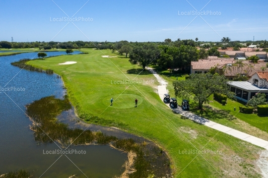 Golf Course Aerial View