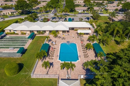 Pool Aerial View